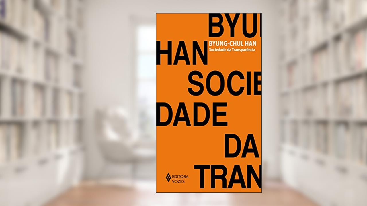 Capa de Sociedade da transparência, do autor Byung-Chul Han