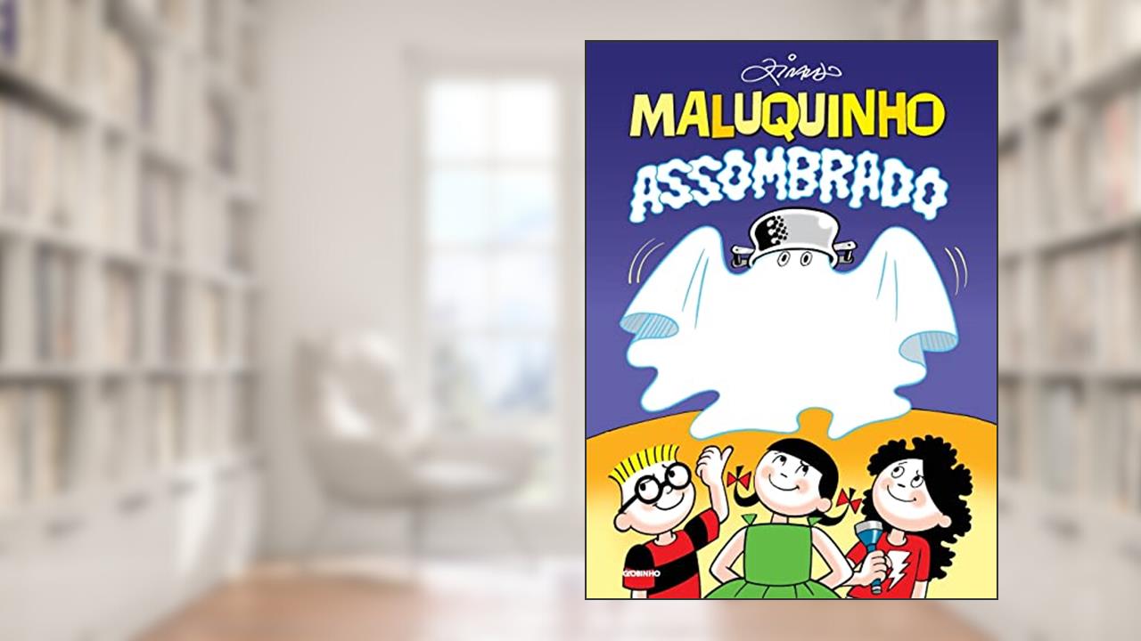 Capa de Maluquinho assombrado, do autor Ziraldo Alves Pinto