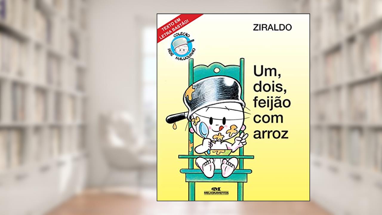 Capa de Um, Dois, Feijão com Arroz, do autor Ziraldo Alves Pinto