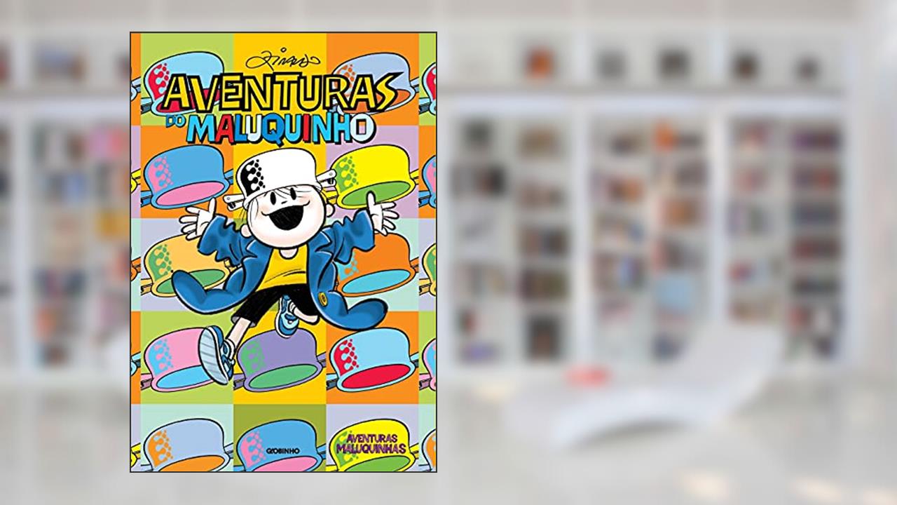 Capa de Aventuras do Maluquinho, do autor Ziraldo
