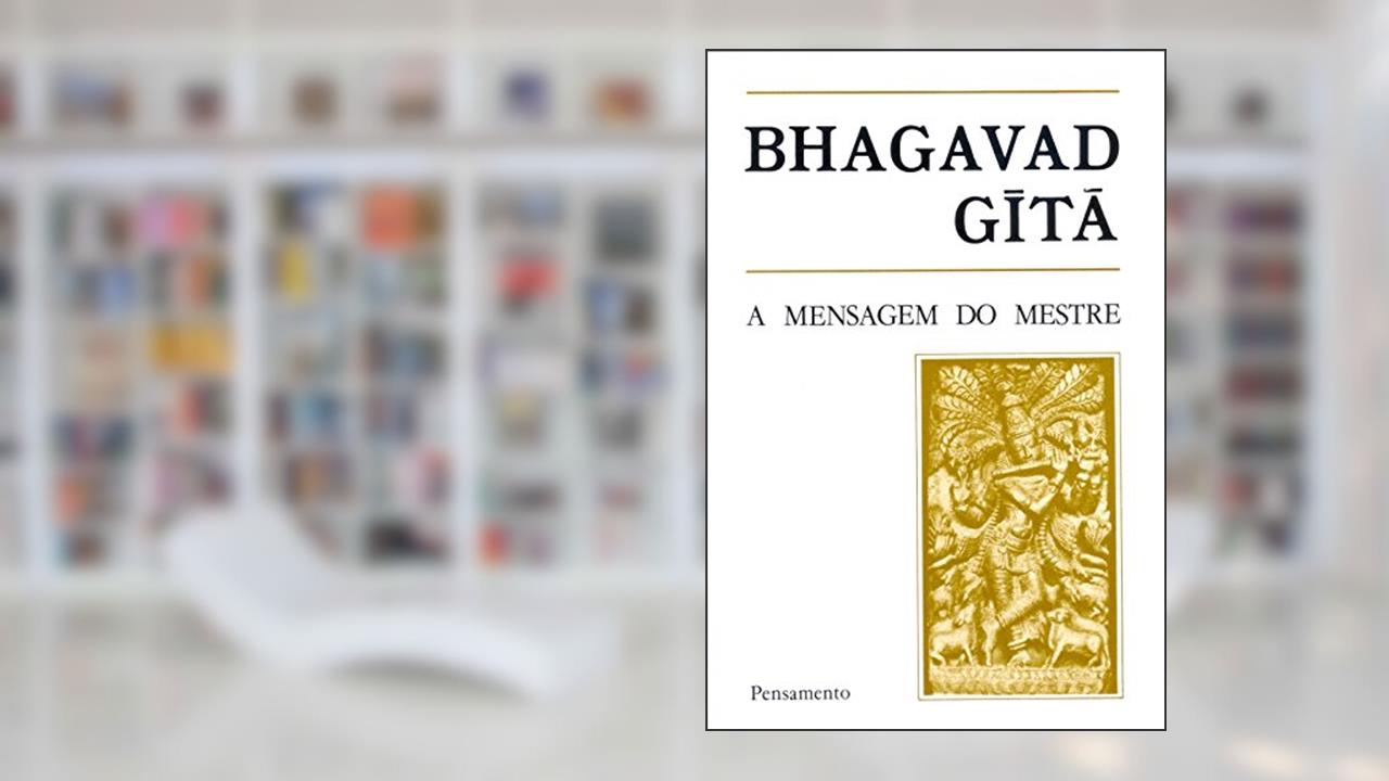 Capa de Bhagavad Gita: a Mensagem do Mestre, do autor Francisco V. Lorenz; Pensamento
