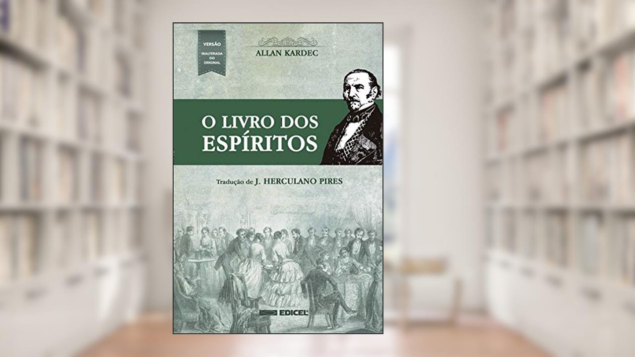 Capa de O livro dos espíritos - normal, do autor Allan Kardec