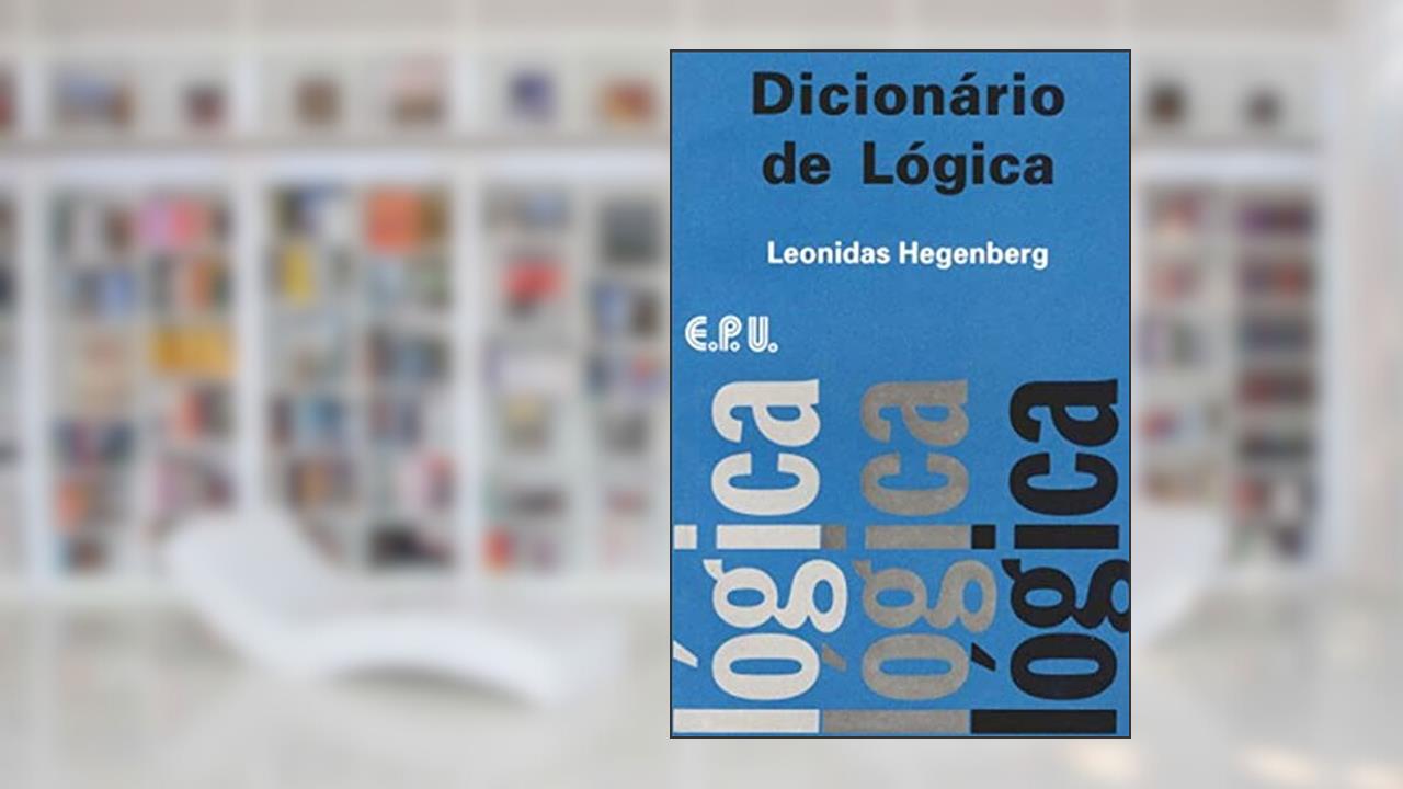 Capa de Dicionário de Lógica, do autor Leonidas Hegenberg