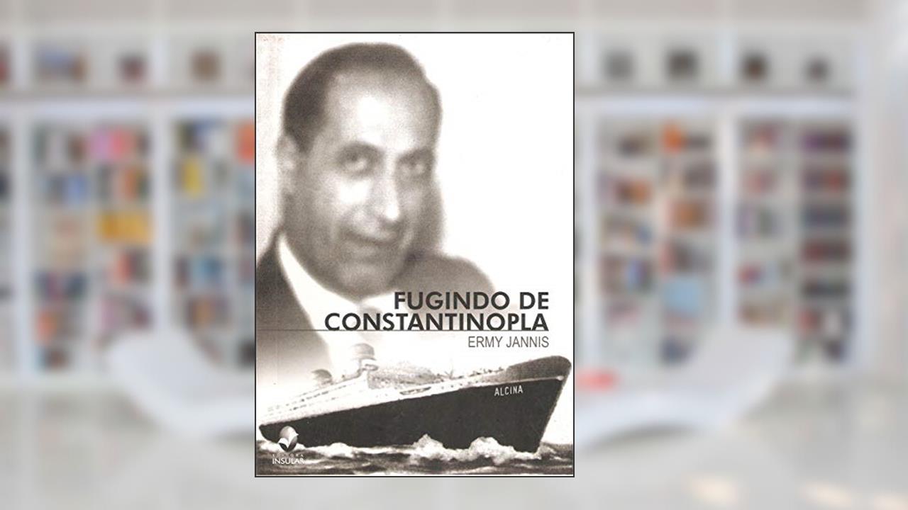 Capa de Fugindo de Constantinopla, do autor Ermy Jannis