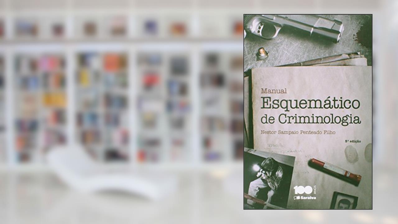 Capa de Manual Esquemático de Criminologia, do autor Nestor Sampaio Penteado Filho