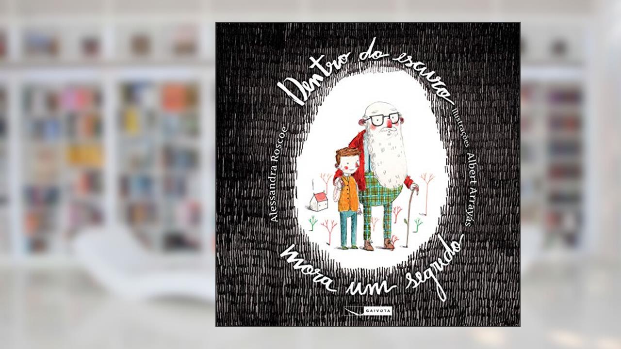 Capa de Dentro do Escuro mora um segredo, do autor Alessandra Roscoe