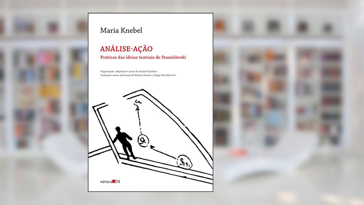 Capa de Análise-ação: Práticas das ideias teatrais de Stanislávski, de Maria Knebel