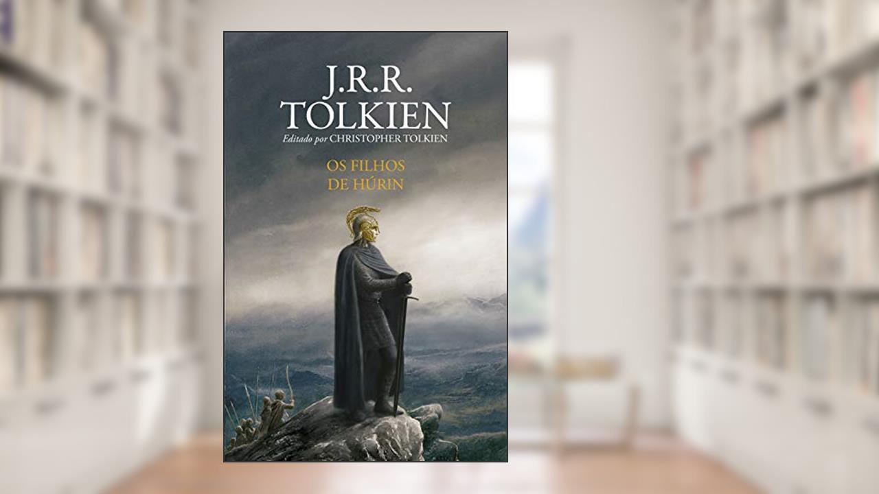 Capa de Os Filhos de Húrin, do autor J.R.R. Tolkien