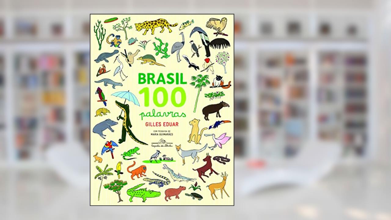 Capa de Brasil 100 palavras, do autor Gilles Eduar