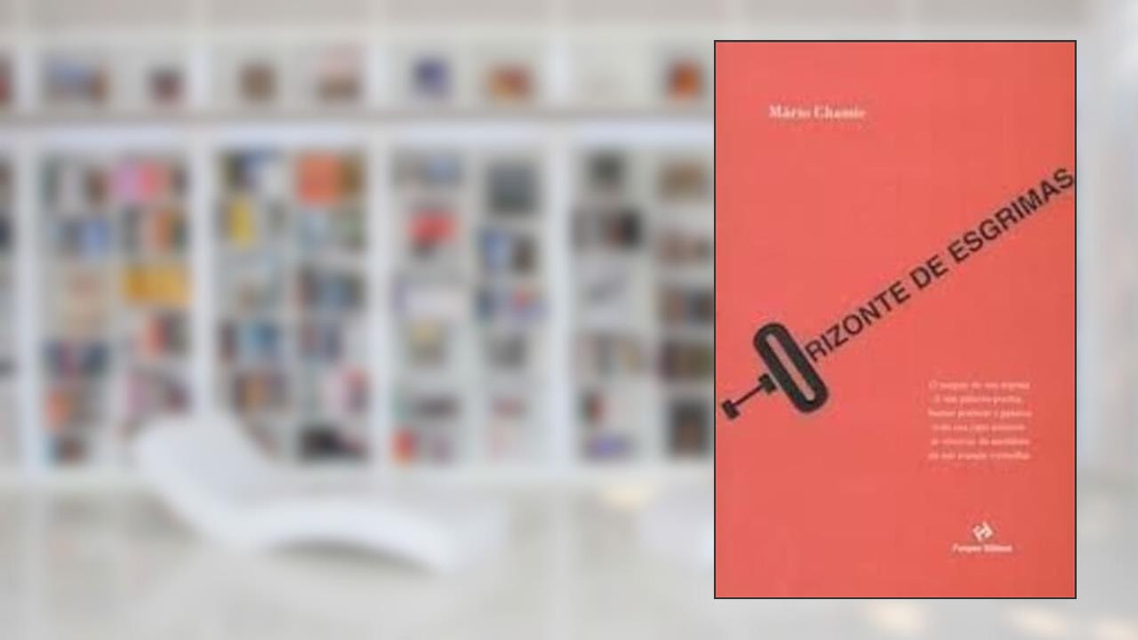 Capa de Horizonte de Esgrimas, do autor Mário Chamie