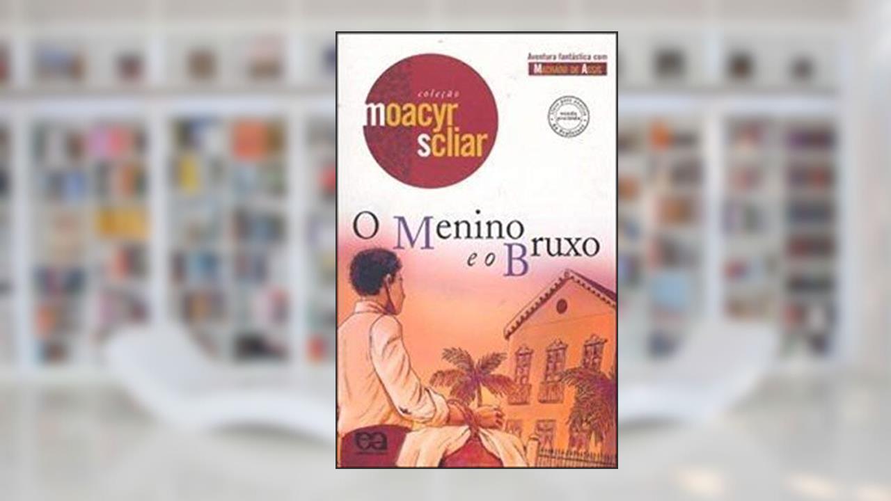 Capa de O menino e o bruxo, do autor Moacyr Scliar