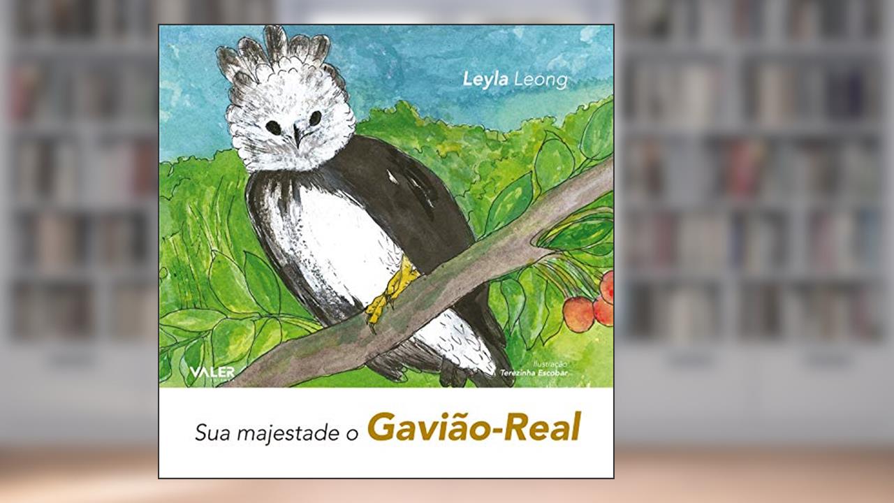 Capa de Sua majestade o Gavião-Real, do autor Leyla Leong