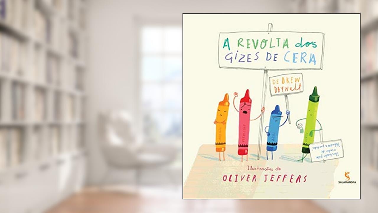 Capa de A revolta dos gizes de cera, do autor Drew Daywalt