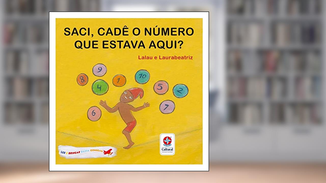 Capa de Saci, cadê o número que estava aqui?, do autor Lalau