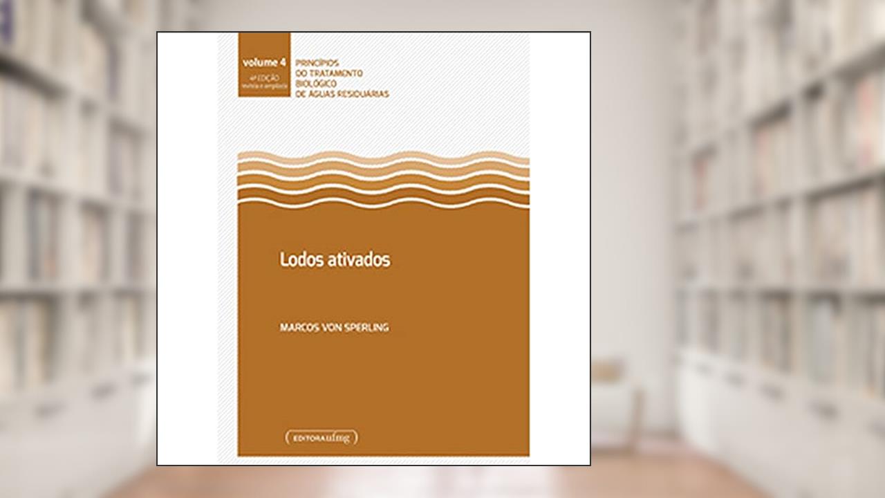 Capa de Lodos Ativados, do autor Marcos Von Sperling