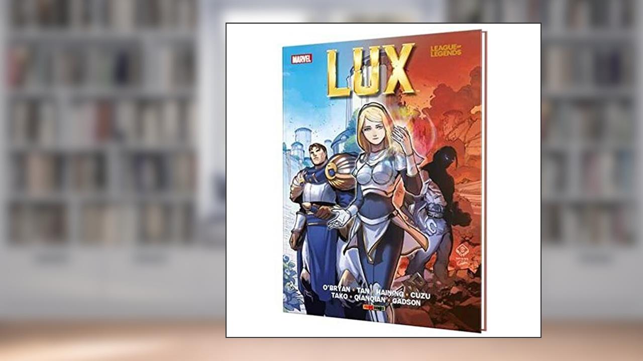 Capa de League of Legend: lux, do autor Nina Vakueva; Odin Austin Shafer
