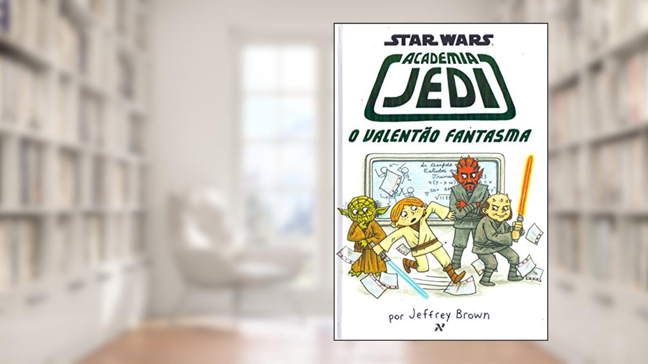 Capa de Academia Jedi 3: O valentão fantasma: 3º da Academia, do autor Jeffrey Brown