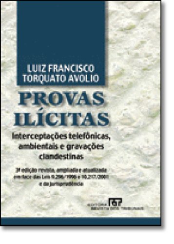 Ler Provas Ilícitas, de Luiz Francisco T. Avolio