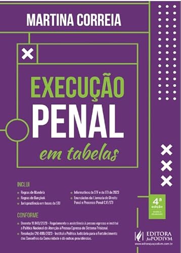 Ler Execução Penal Em Tabelas - 4ª Edição (2024), do autor Martina Correia Ler Execução Penal Em Tabelas - 4ª Edição (2024), do autor Martina Correia