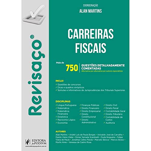 Ler Revisaço - Carreiras Fiscais - Mais de 750 Questões Comentadas (2021), do autor Alan Martins Ler Revisaço - Carreiras Fiscais - Mais de 750 Questões Comentadas (2021), do autor Alan Martins