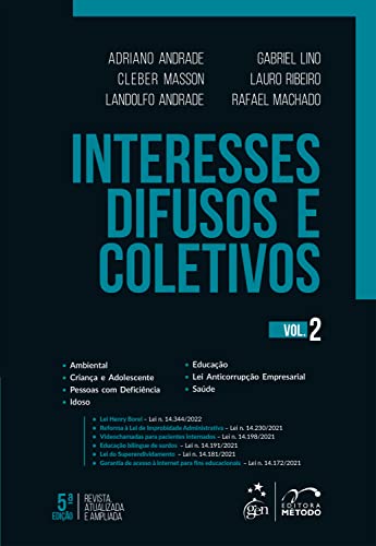 Ler Interesses Difusos e Coletivos - Vol. 2: Volume 2, do autor CLEBER MASSON/ ADRIANO ANDRADE DE SOUZA / LANDOLFO ANDRADE DE SOUZA/GABRIEL/LAURO/RAFAEL Ler Interesses Difusos e Coletivos - Vol. 2: Volume 2, do autor CLEBER MASSON/ ADRIANO ANDRADE DE SOUZA / LANDOLFO ANDRADE DE SOUZA/GABRIEL/LAURO/RAFAEL