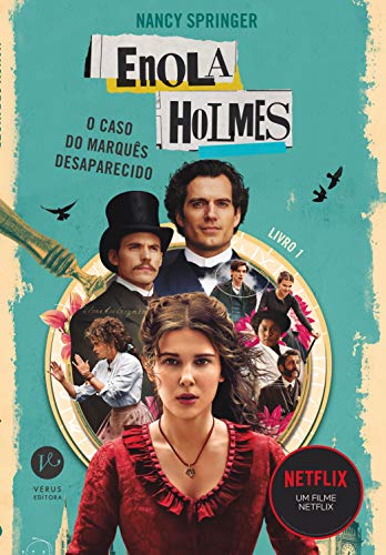 Ler Enola Holmes: O caso do marquês desaparecido, do autor Nancy Springer Ler Enola Holmes: O caso do marquês desaparecido, do autor Nancy Springer