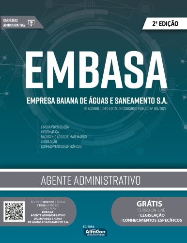 Ler Agente Administrativo - Empresa Baiana de Águas e Saneamento SA - EMBASA, do autor Equipe AlfaCon
