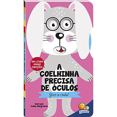 Ler Gire o Disco! Um livro sobre Emoções: Coelhinha, do autor Tulip Books