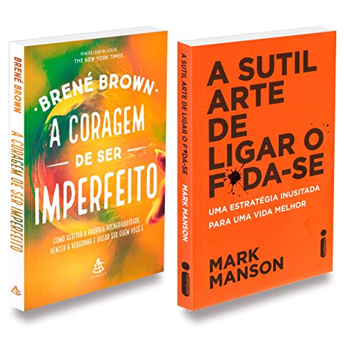 Ler Kit a Coragem de Ser Imperfeito+ Sutil Arte de Ligar Foda-Se, do autor Autor Brené Brown; Autor Mark Manson Ler Kit a Coragem de Ser Imperfeito+ Sutil Arte de Ligar Foda-Se, do autor Autor Brené Brown; Autor Mark Manson